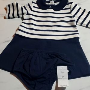 2 piece Ralth Lauren long sleeve baby girl dress